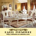 White Color Dining set 1+8 (1.6M)-936/957