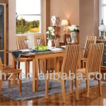 MDF home dining room wood furniture sets dining table dining chair wine cabinet cupboard-dining table