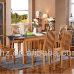 MDF home dining room wood furniture sets dining table dining chair wine cabinet cupboard