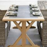 rattan chair.teak wood dining table,patio furniture,dining table