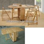 Solid Wood Butterfly Dining Set