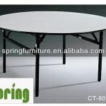 MDF wooden white high gloss finishing dining table CT-8006