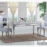 Wholesale best price furniture set french style steel marble dining room table