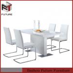 2014 modern hot sale rectangle wooden dining table and chairs