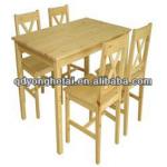 One table and 4 chairs-