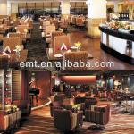 Hotel Interior Coffee Furniture,Hotel Restaurant Dining Furniture Design (EMT-SHL59)