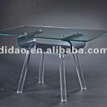 acrylic table with four acrylic clear rod leg AT023