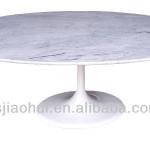 JH122 white marble top Eero Saarinen tulip table-JH-122