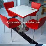 suppliers of corian restaurant square tables