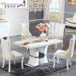 Luxury modern hot sale marble dining table sets