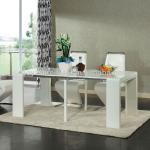 AY-6004T high gloss modern folding dining table designs