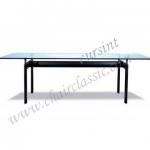 Le Corbusier LC6 Glass Dining Table