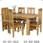 Rizhao Harmony solid oak natural style dining sets