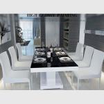 XHZ-220 high end extensible glass dining table