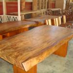 Caesar Table Suar Wood
