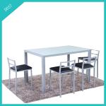 comfortable dining table and chairs
