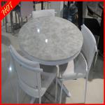 2014 hot sell fashion round marble dining table