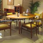 Stylish oval dining table