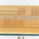 Solid Wood Teak / Ash Aluminium Edge Dining Tables