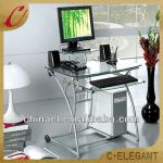 NEWEST TEMPERED GLASS COMPUTER TABLE CMS01