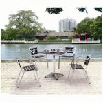 cafeteria chairs and table