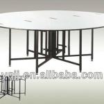 used round (foldable)folding dining / banquet table for sale T
