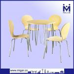 Bend Wood Dining Table And Chair Set MGT-6575