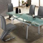 hot sale glass dining table XJ05/dining room table-XJ05