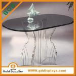 luxury perspex living room furniture chromed coffee table wm-037