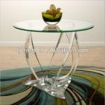 New clear acrylic round table/coffee table