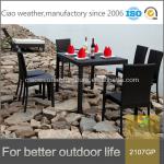 garden table modern high quality outdoor synthetic rattan furniture square table