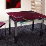 RE glass top fashionable Dining Table &amp;chair for home