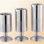 stainless steel candle holder with horn feet
