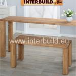 TLS Solid Oak Finger Joint Wood Bench Top