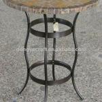 Modern Home Patio Furniture Round Marble Bar Table