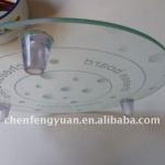 deft design tempered glass cheese plate-CHY-chb-006