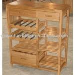 OAK dining trolley