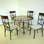 Faux marble round table set-T8038