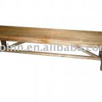 Weathered Oak Bench D1597B