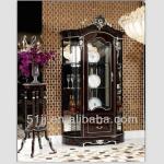 Neoclassic style home furniture wooden designs big 1-door wine cabinet 070385