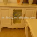Antique white home furniture dining room wooden sideboard