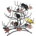BX wrought iron wine rack/ wine stand from China 2012 new decoration