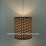 contemporary fabric pendant lamp shade hanging light-zy-F09