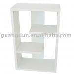 2 shelf hollowcore wooden wall shelf/bookcase