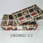 s/2 wooden trays for storage