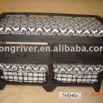 wooden cabinet with two baskets and whith sponge cushon-TGA10450