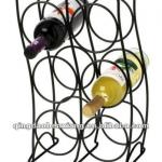 wrought iron wine rack/ wine stand from China 2012 new decoration-