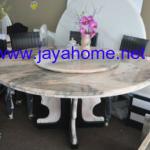 Marble Dining Table JAYAHOME 100% Natural Marble-Jayahome