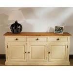 Rizhao Harmony Brand solid oak face white color large sideboard-HY-WP-002