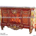 Luxurious French Antique Marquetry Commode